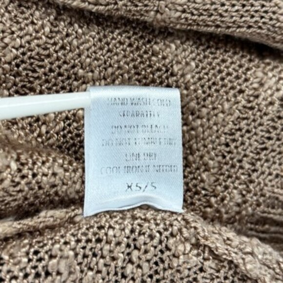 Pulse Tan Open Knit Cardigan Sweater Women’s XS/S Casual Preppy Boho - Picture 7 of 10